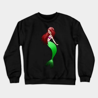 cute mermaid life under the sea for girls and women Crewneck Sweatshirt